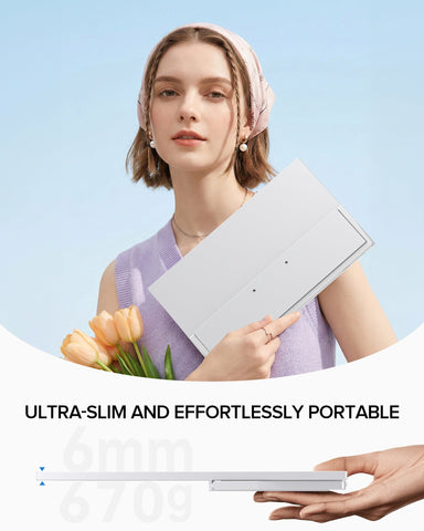 USetup T4 - White Portable Monitor 15.6