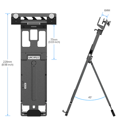 UStand Air S1 - Floating Stacked Portable Monitor Stand for Flexible Dual-Screen Setup