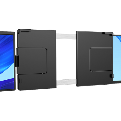 UStation Z 14 - Tri Screen Laptop Monitor Extender Triple Display Portable Workstation