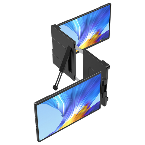 UStation Z 14 - Tri Screen Laptop Monitor Extender Triple Display Portable Workstation