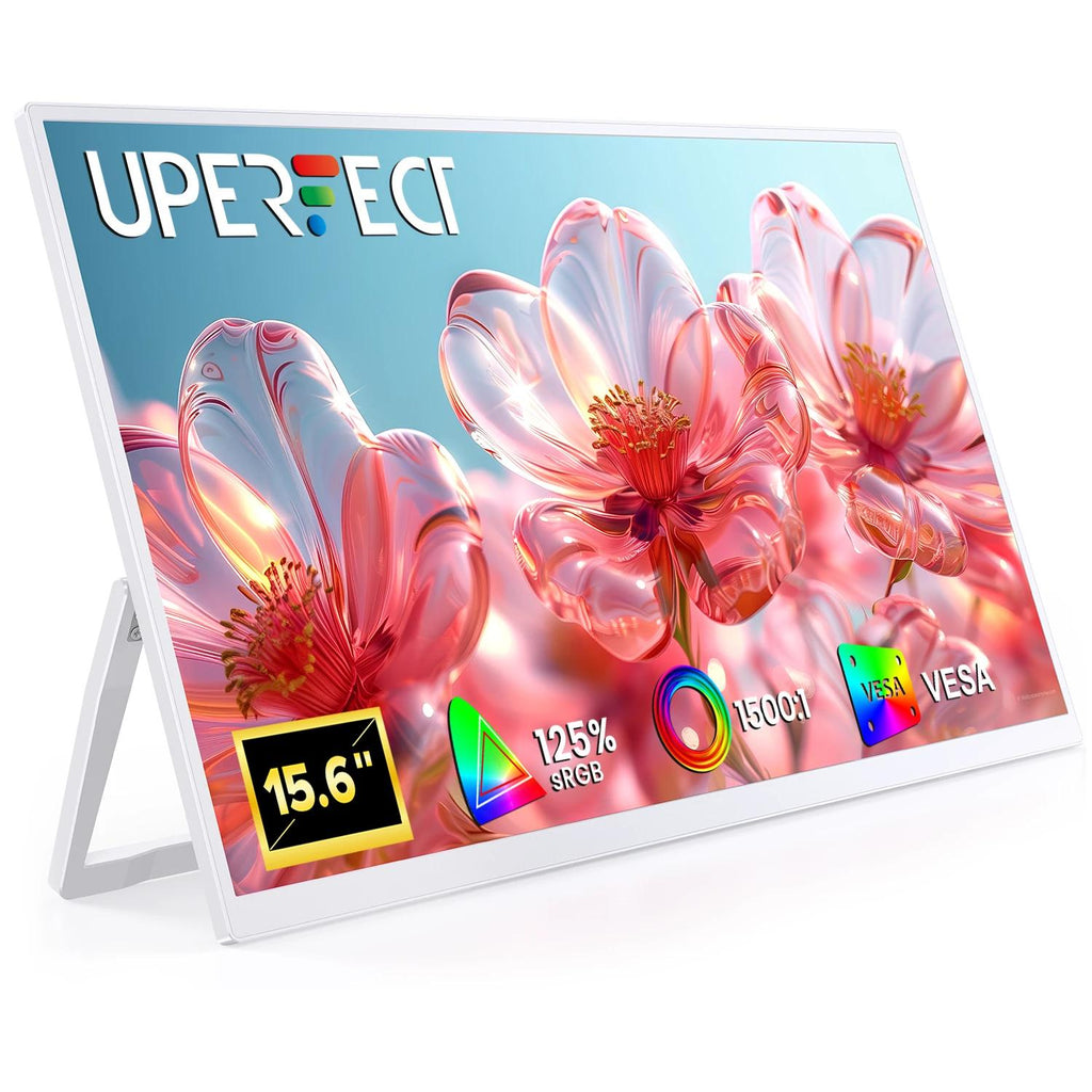 USetup T4 - White Portable Monitor 15.6